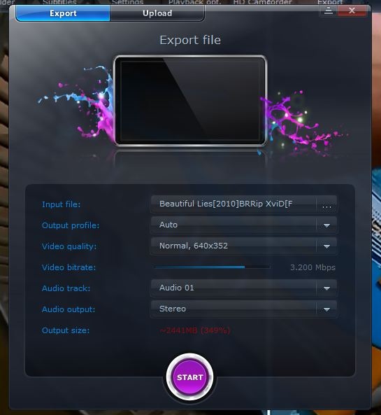 splash pro ex export